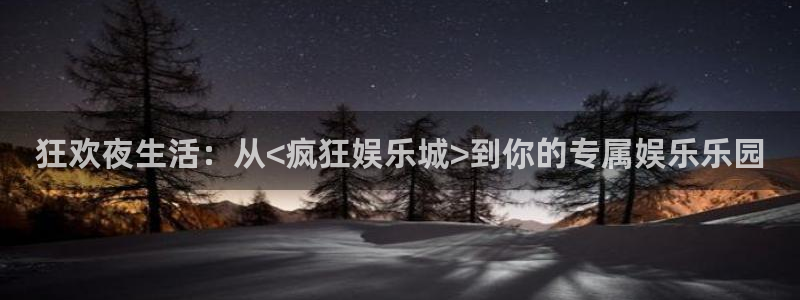 鼎世永盈1号：狂欢夜生活：从<疯狂娱乐城>到你的专属娱乐乐园
